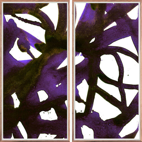 Malta Abstract Diptych