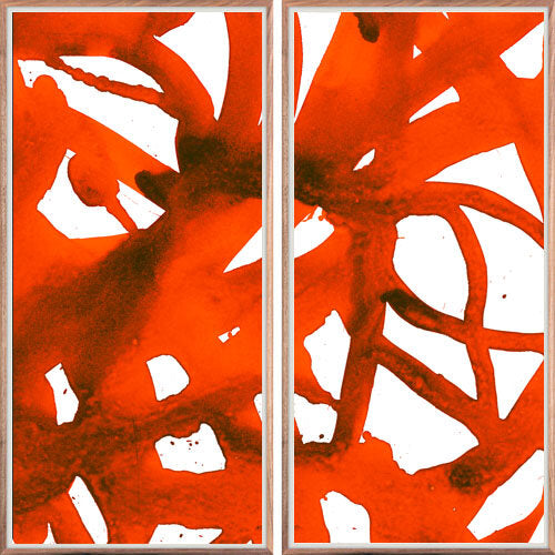 Malta Abstract Diptych