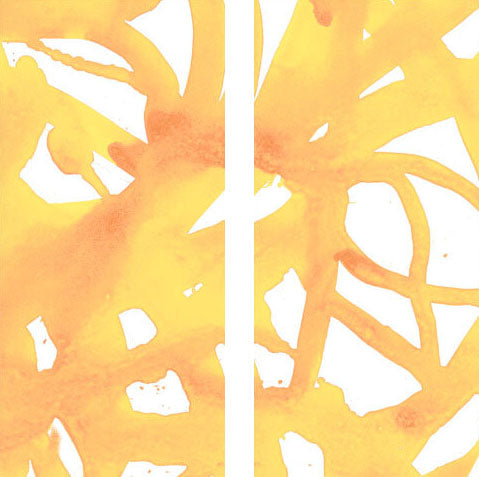 Malta Abstract Diptych