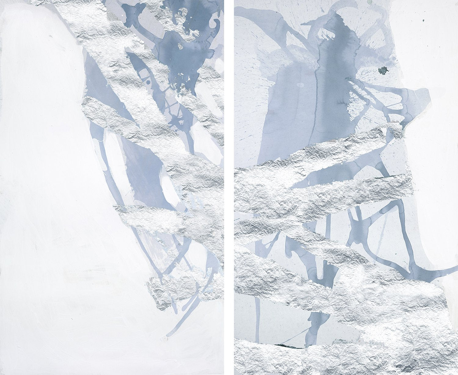 Platinum Sticks Diptych