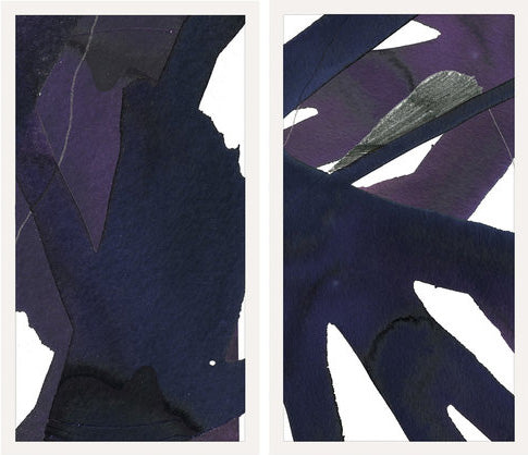 Jasper Graphite Diptych