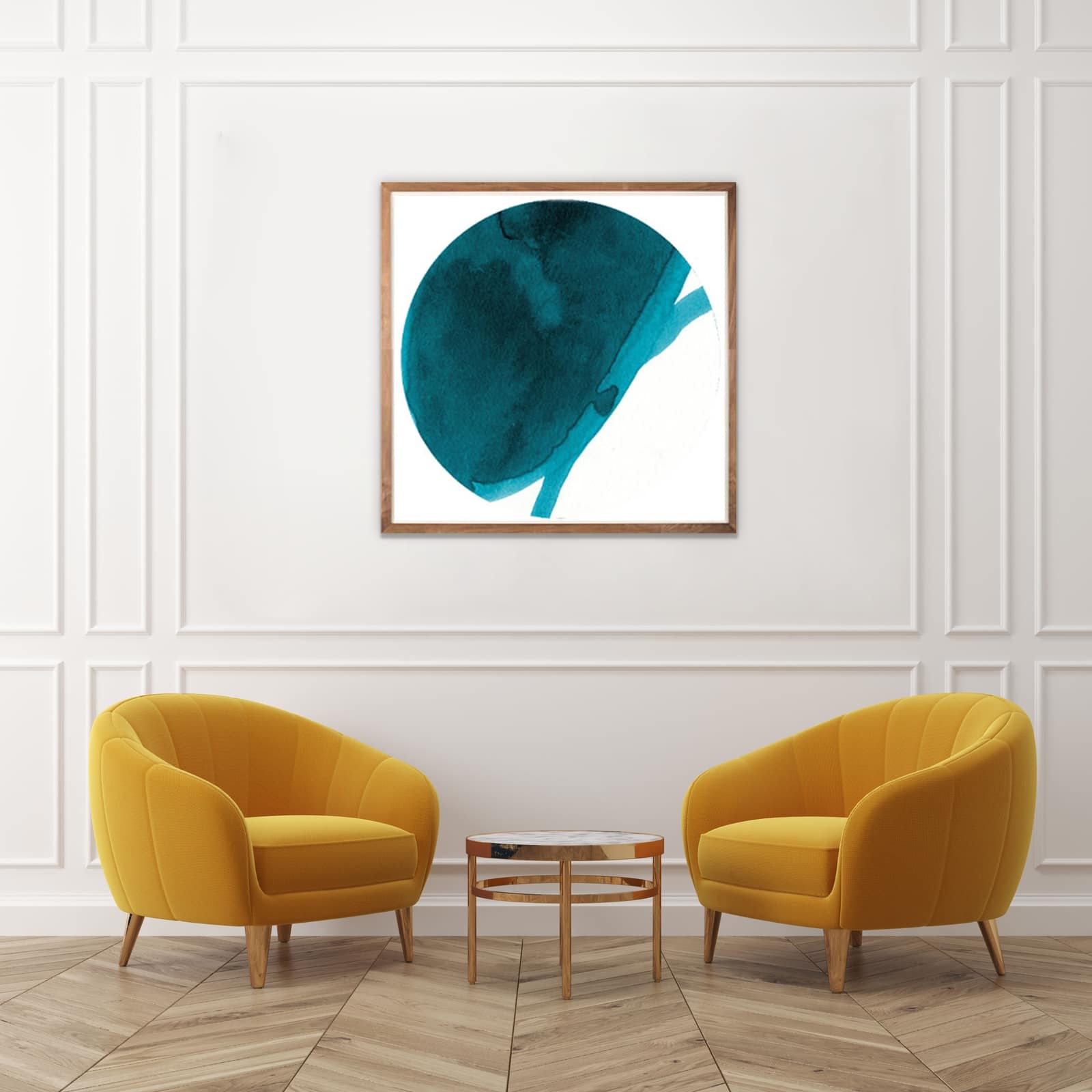 Malta Copper Globe: Teal