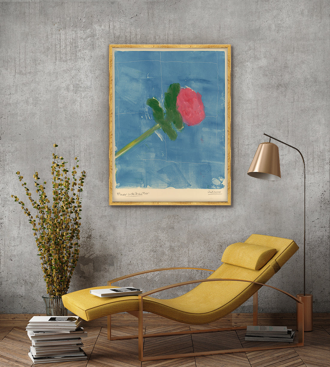 Flower On The Studio Floor