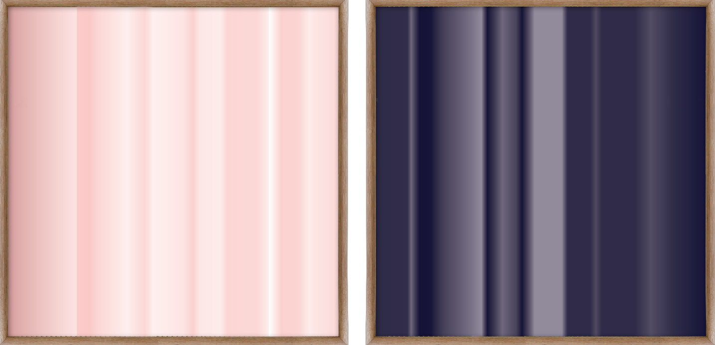 Amethyst Rose Diptych