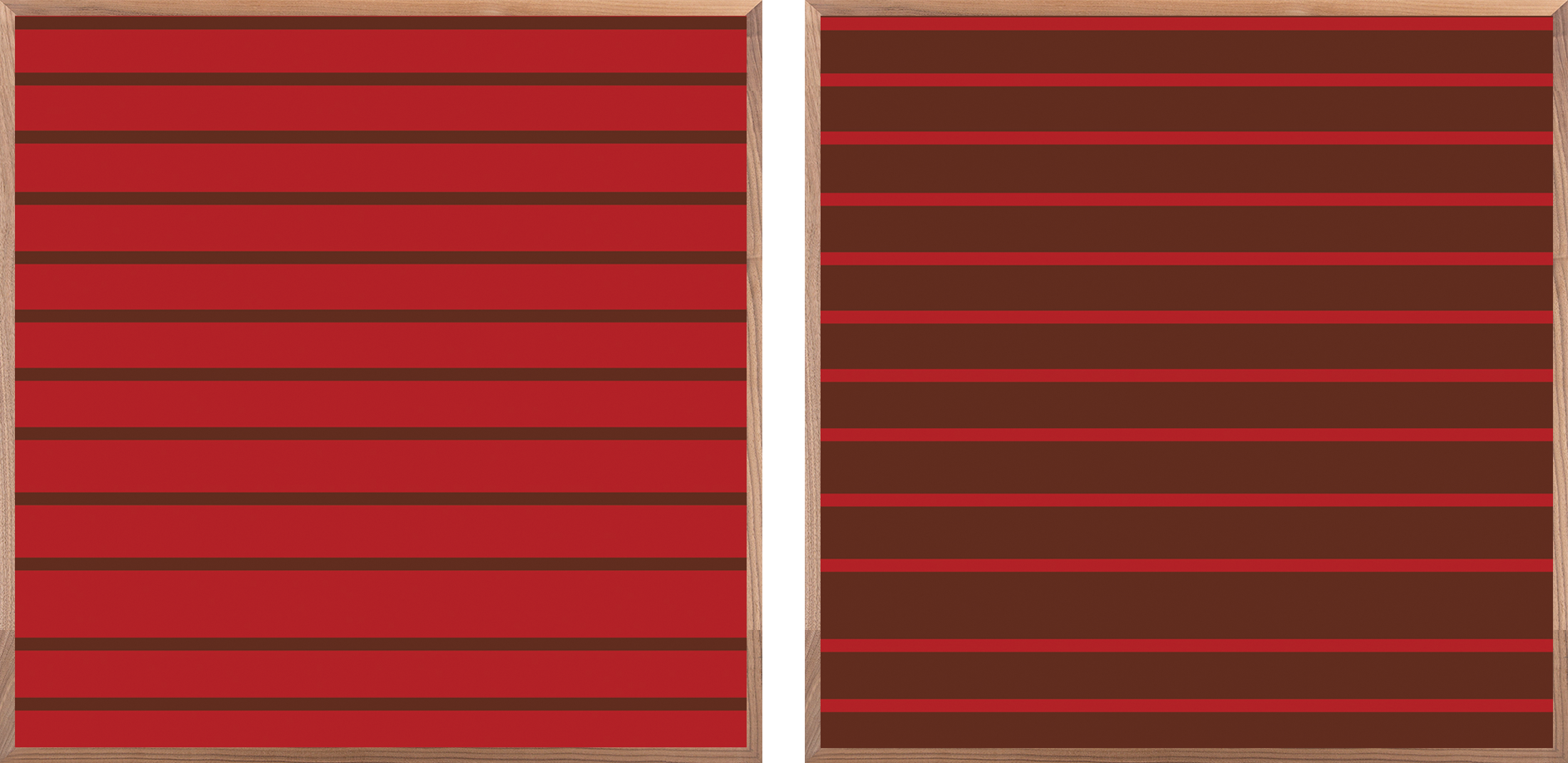 August Stripe Diptych