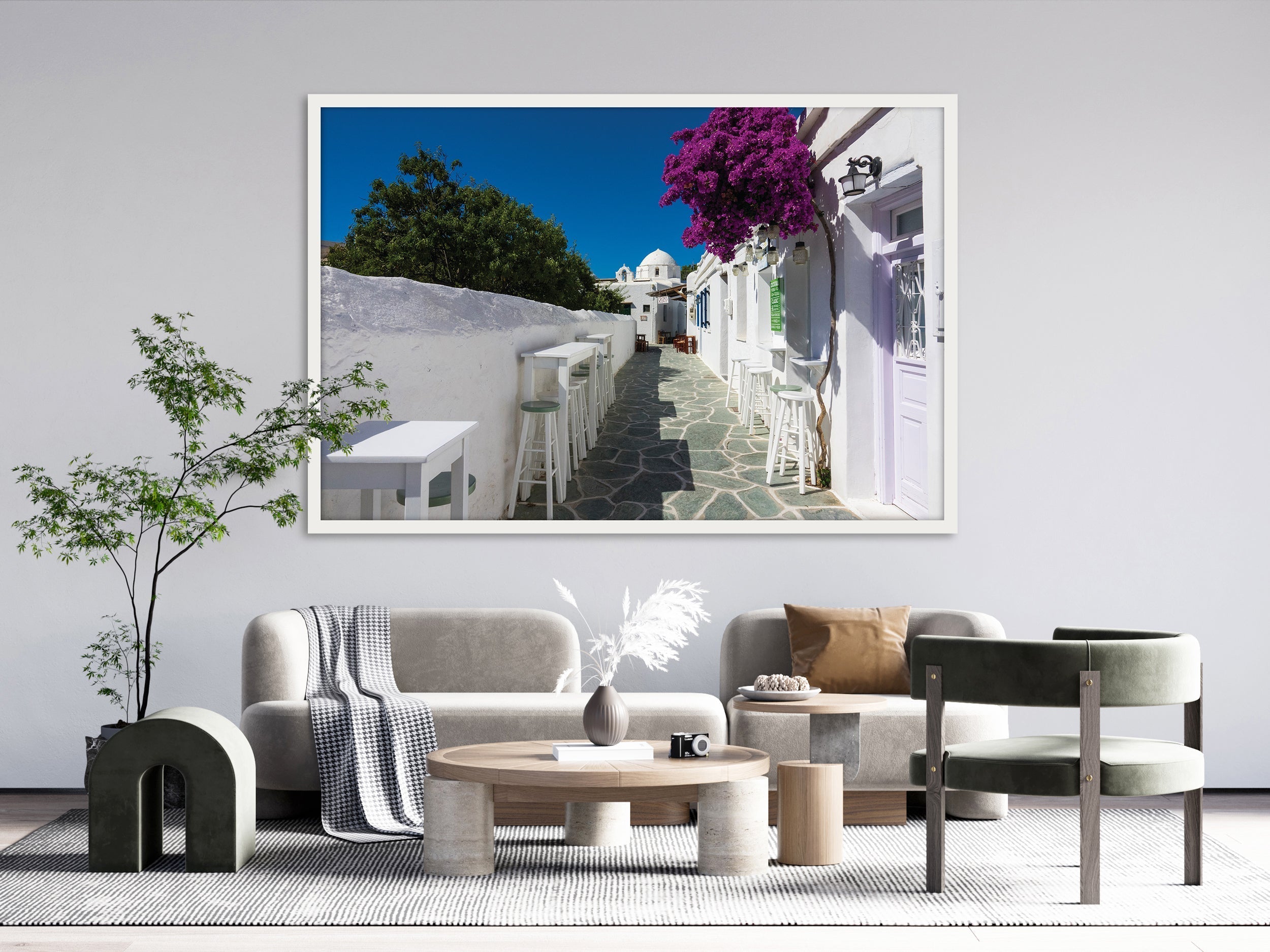 Bougainvillea with Sky