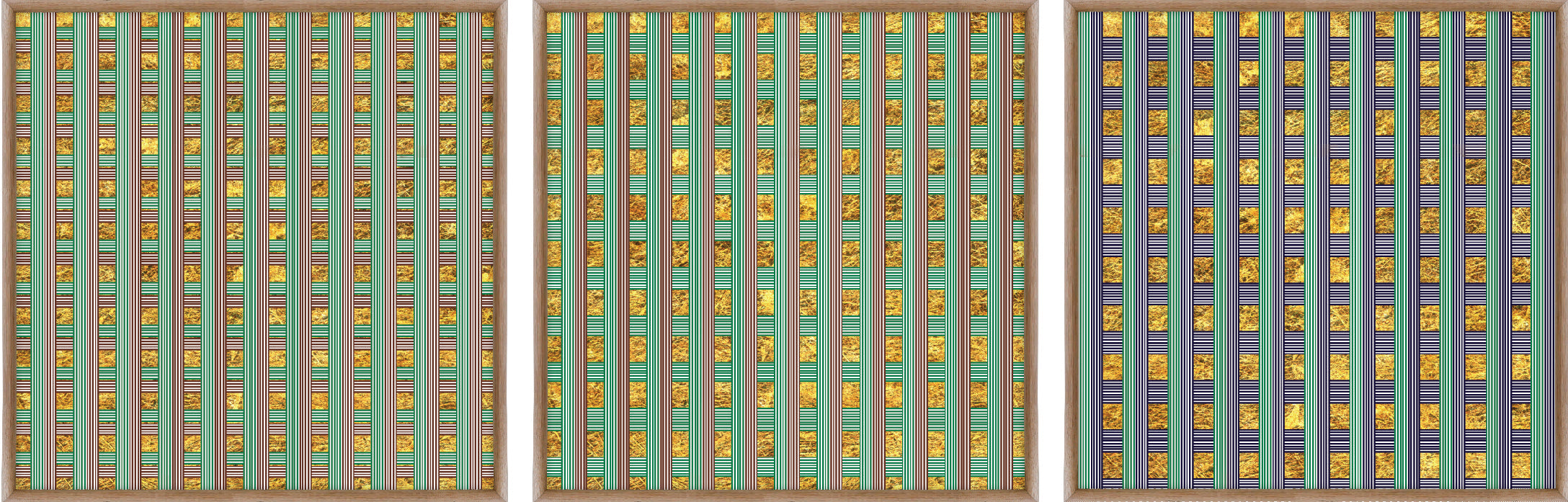 Briar Plaid Triptych