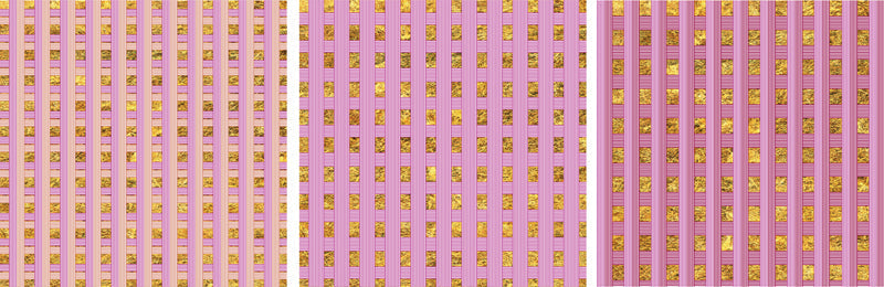 Cotton Candy Plaid Triptych