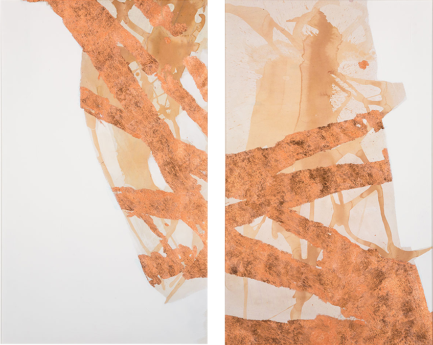 Copper Sticks Diptych