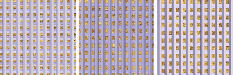 Periwinkle Plaid Triptych