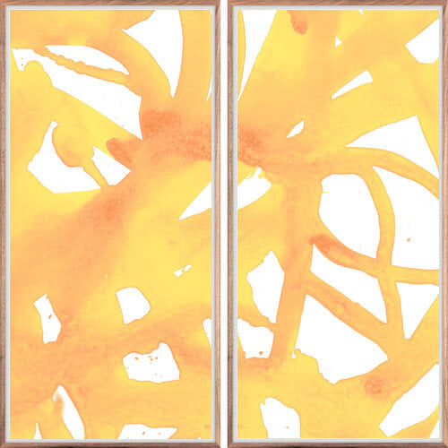 Malta Abstract Diptych