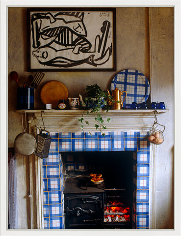 Plaid Hearth